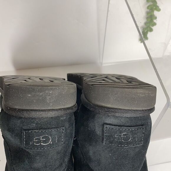 UGG AUSTRALIA REMORA BUCKLE BOOTIE FOLDOVER STYLE Black 8‎ - Picture 9 of 13